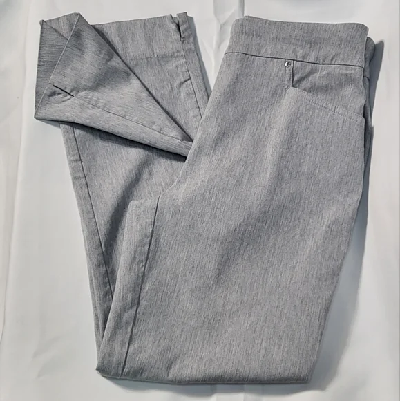 Hillary Radley Women's Light Gray Pull On Ankle Dress Pants Size Small - Picture 4 of 11